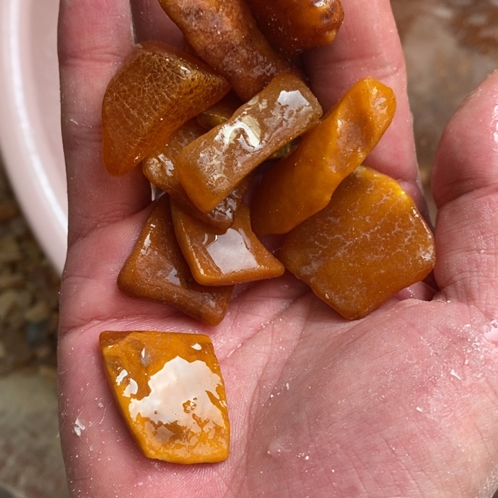 蜜蜡裸石未镶嵌吊坠