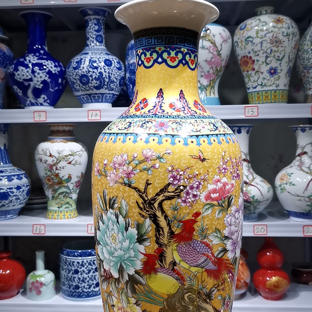 瓶景德镇陶瓷花瓶摆件