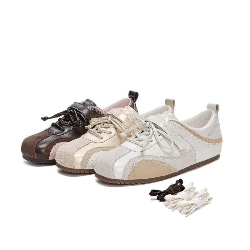 2系带复古软底透气浅口常规款时尚休闲鞋单鞋舒适百搭舒适百搭真