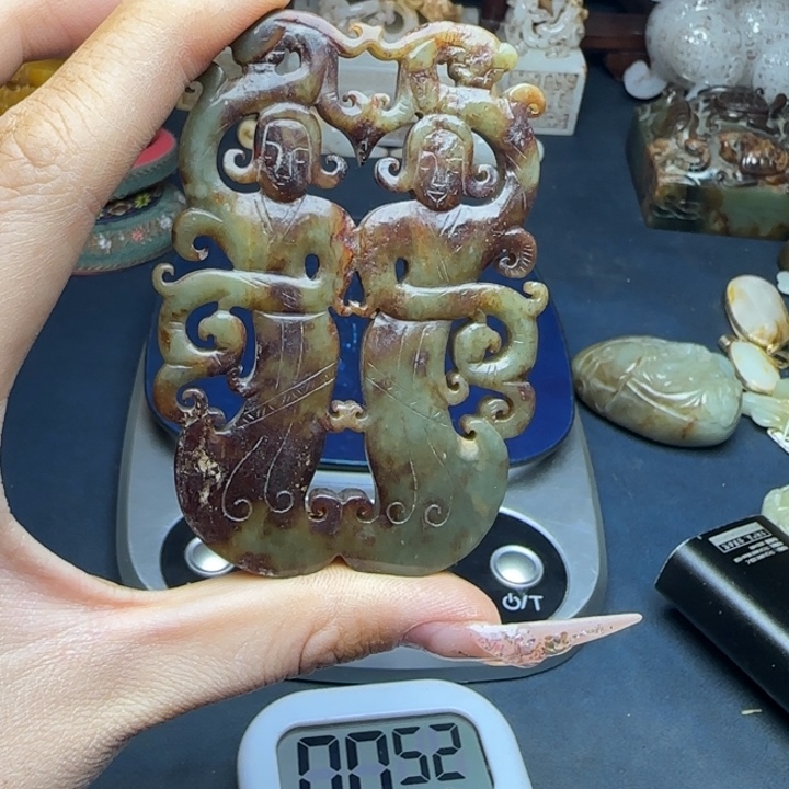 淡***常本山绿泥1123344新疆和田收藏高货