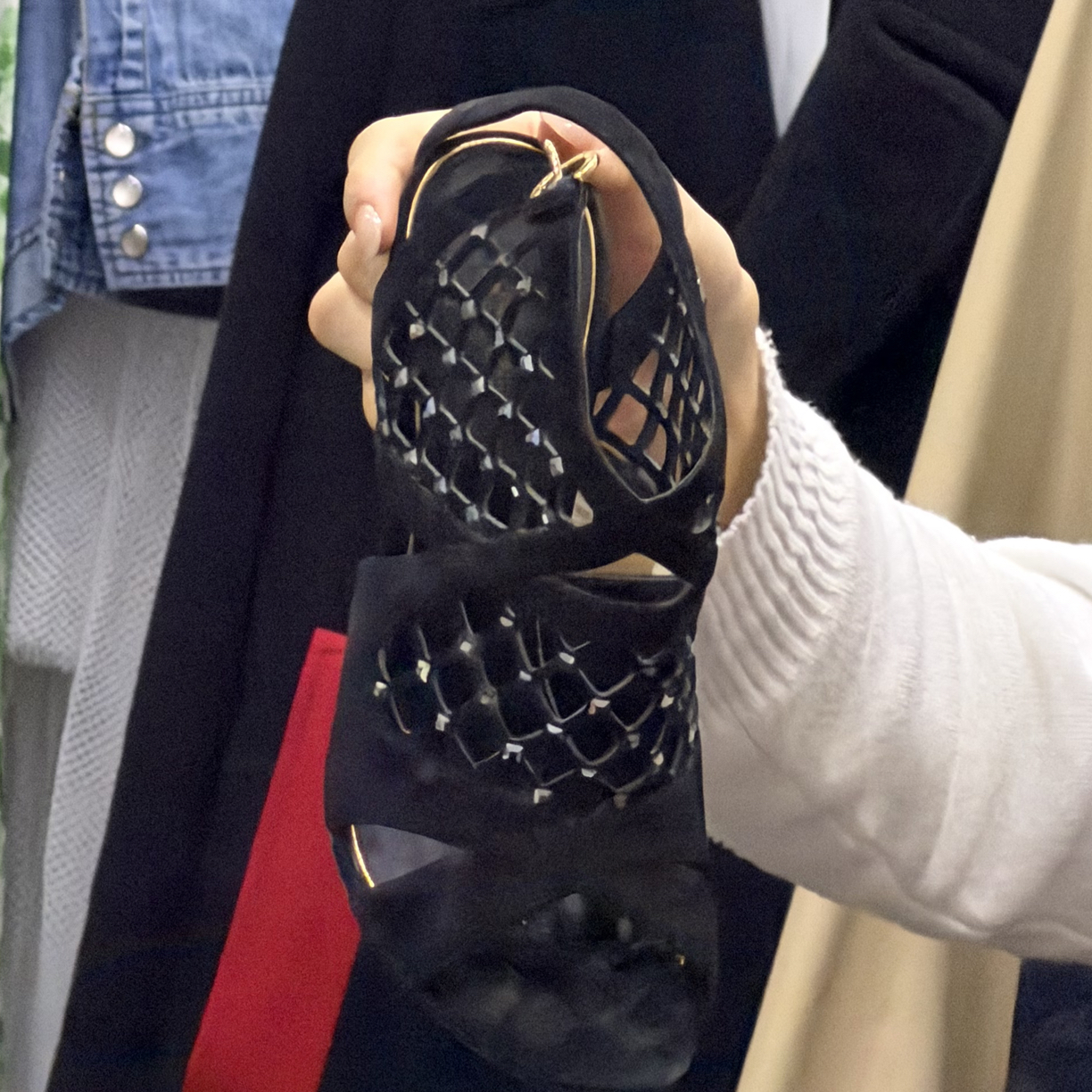 95新 Alexander McQueen/亚历山大·麦昆 路易威登高跟鞋