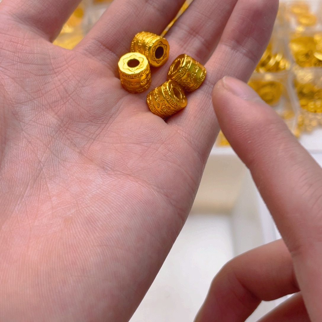 锆石铜合金护身符1个