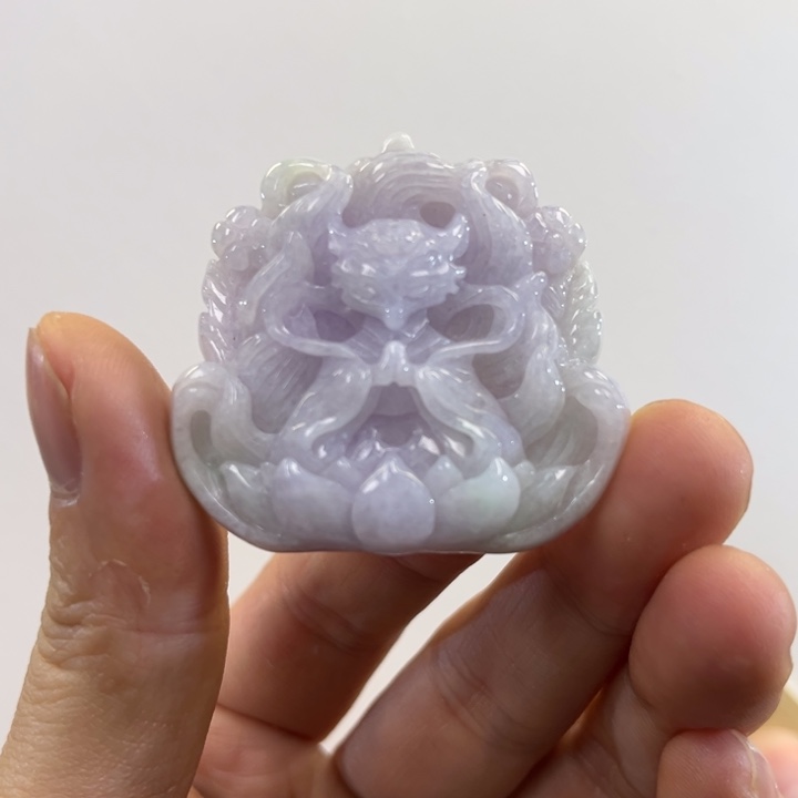 翡翠吊坠(赠链)未镶嵌?***心代编织