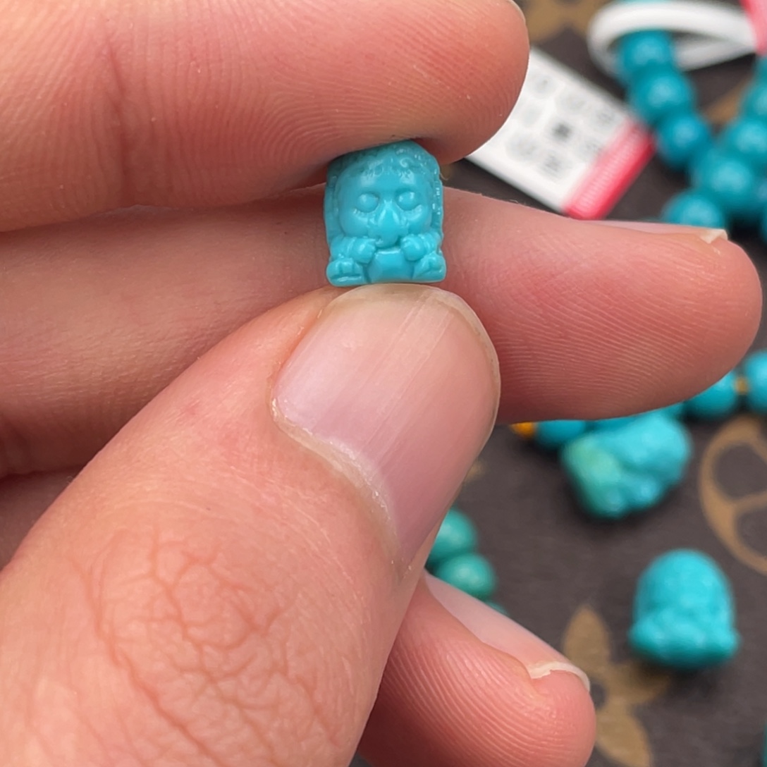 绿松石合金挂件雕件