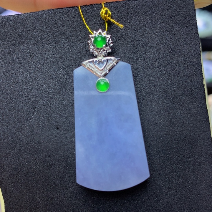 翡翠手链18K金镶嵌翡翠