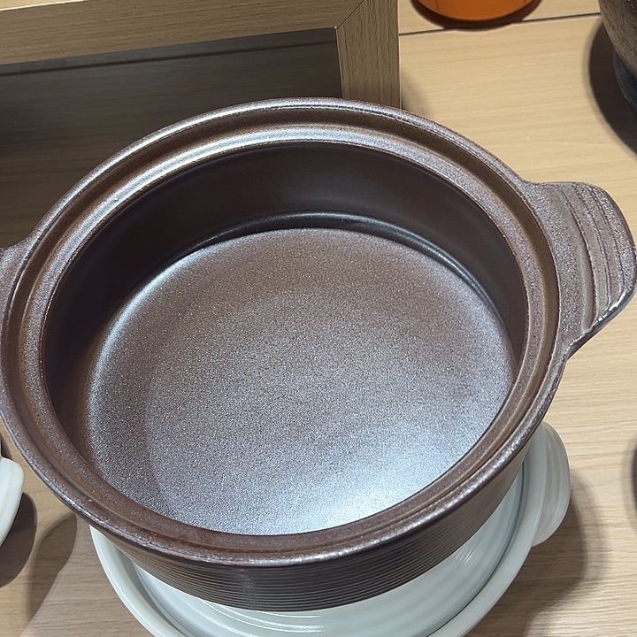 陶土微瑕新中式平锅2.5升棕