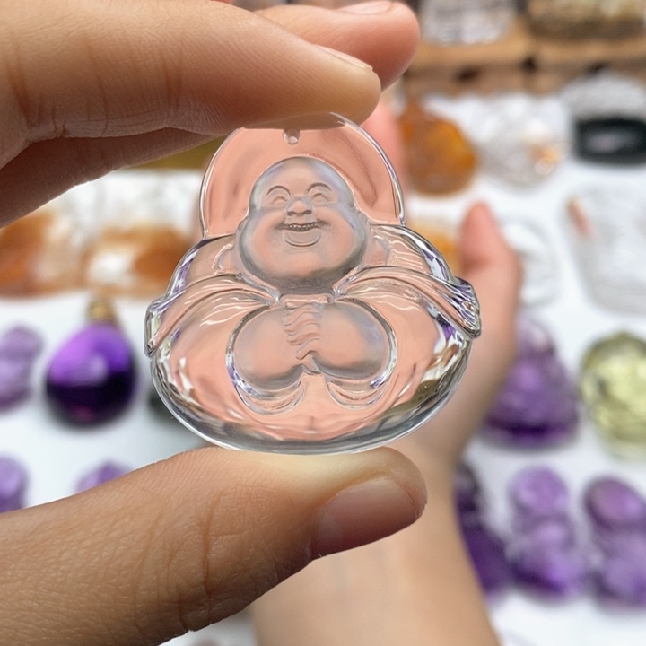 水晶颈饰未镶嵌定制