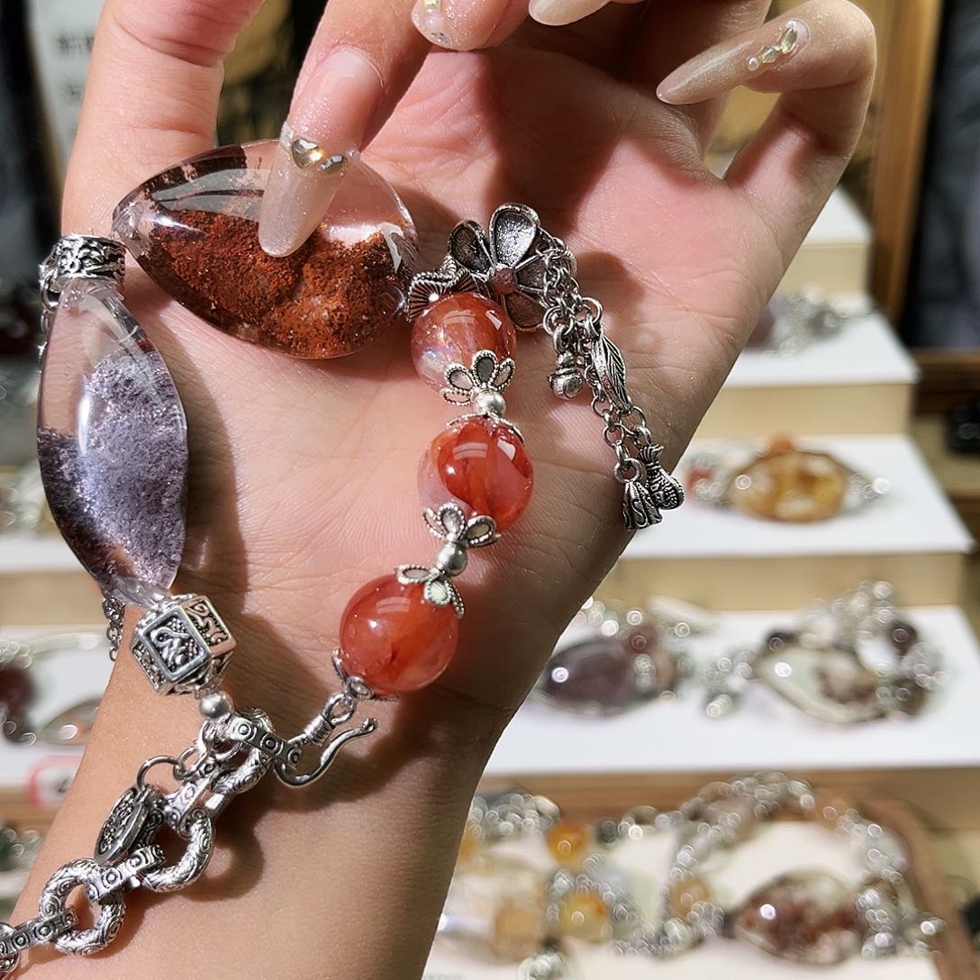 水晶手链合金?手串