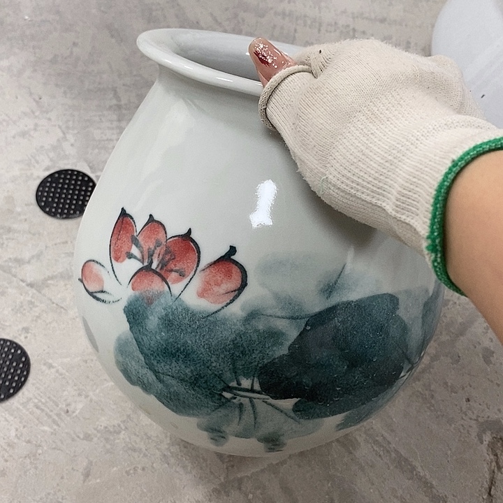 缸23xc景德镇陶瓷花盆微瑕