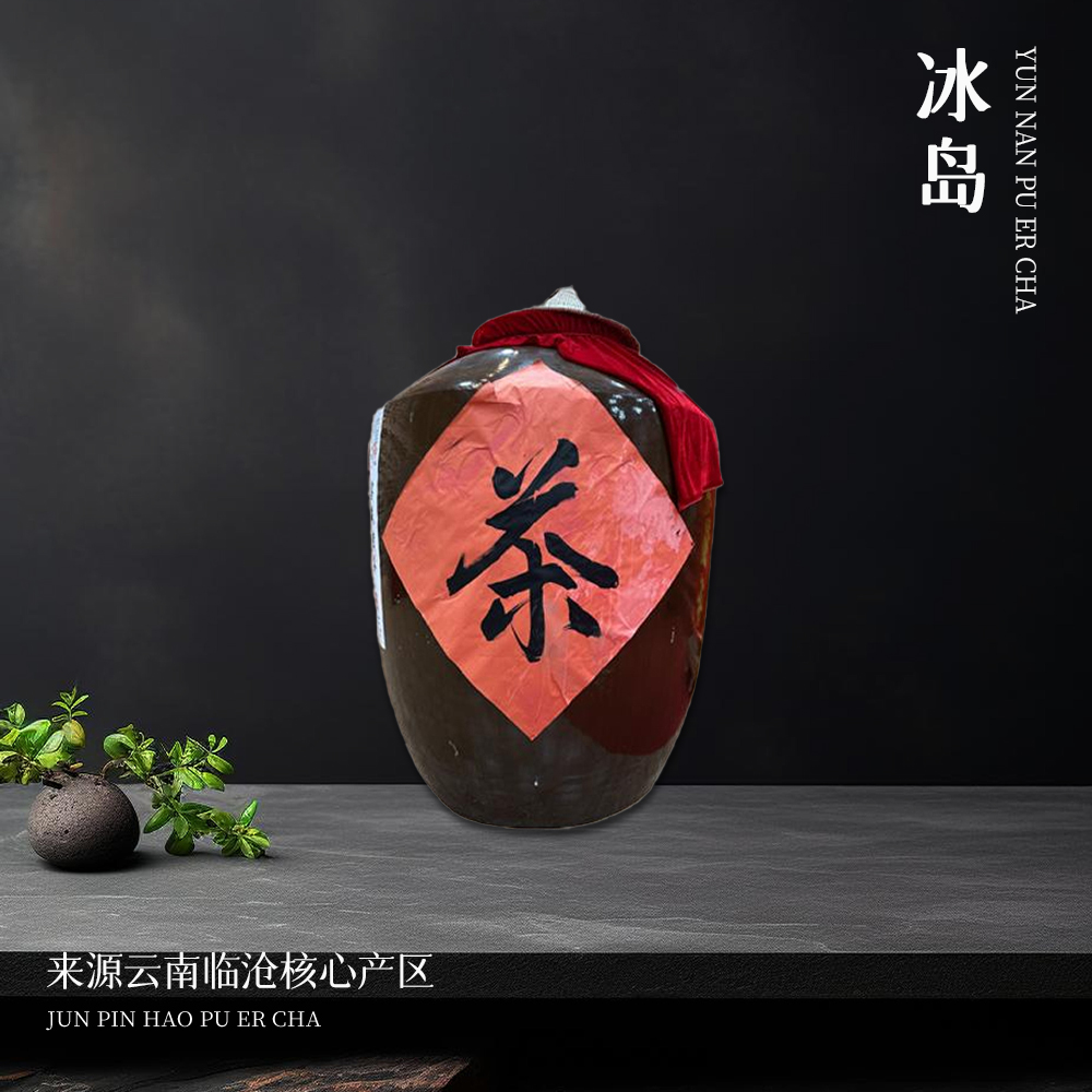 【崇文馆藏茶】【到手五罐】崇文窖藏老缸酱香冰岛散茶熟500g/罐