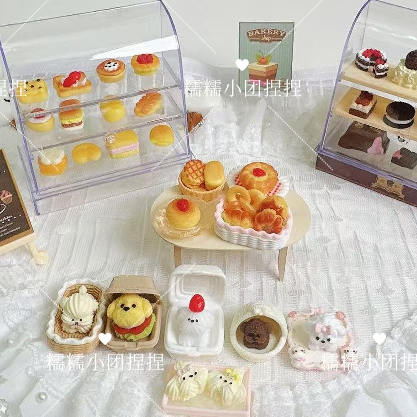小鼻嘎捞一捞微缩迷你摆件仿真过家家玩具蛋糕甜品