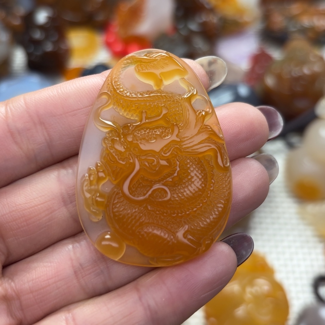 未镶嵌挂件玛瑙/玉髓