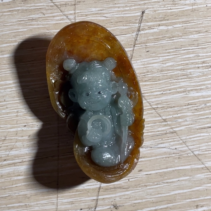 定制翡翠未镶嵌魔童