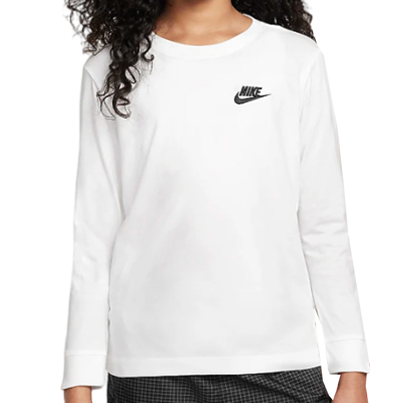 【滔搏联动】NIKE大童K NSW LS TEE EMB FUTURA LBR T恤FZ4946-100