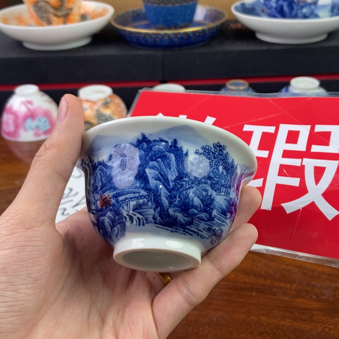 杯景德镇手绘陶瓷艺术