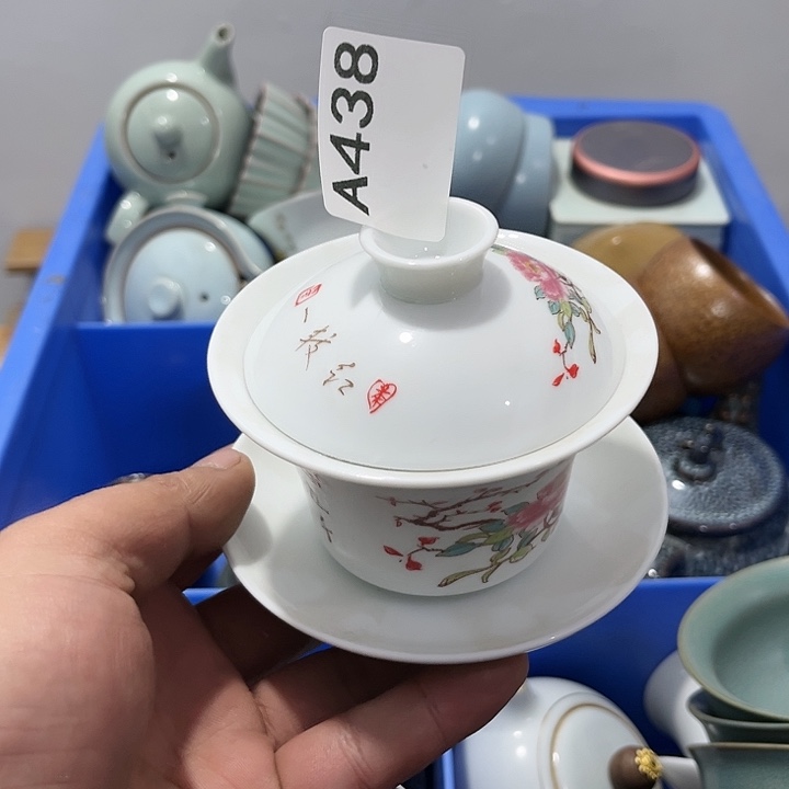 茶具默认微瑕瓷器、茶具、壶、摆件，介意勿拍 