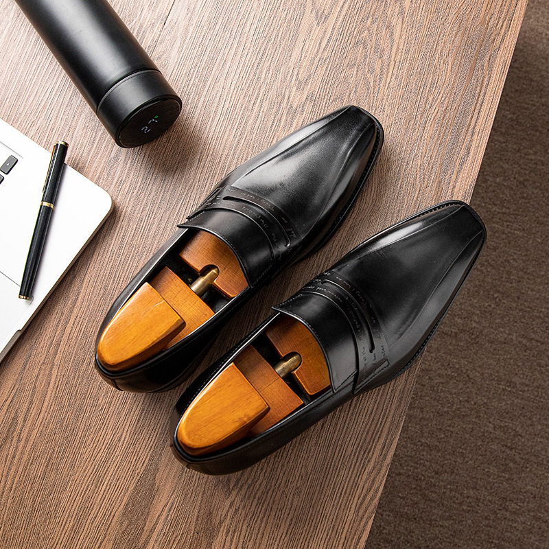 男士男款休闲鞋新款正装皮鞋商务【85-99】