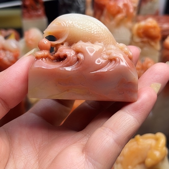 老挝石老挝保利石印章