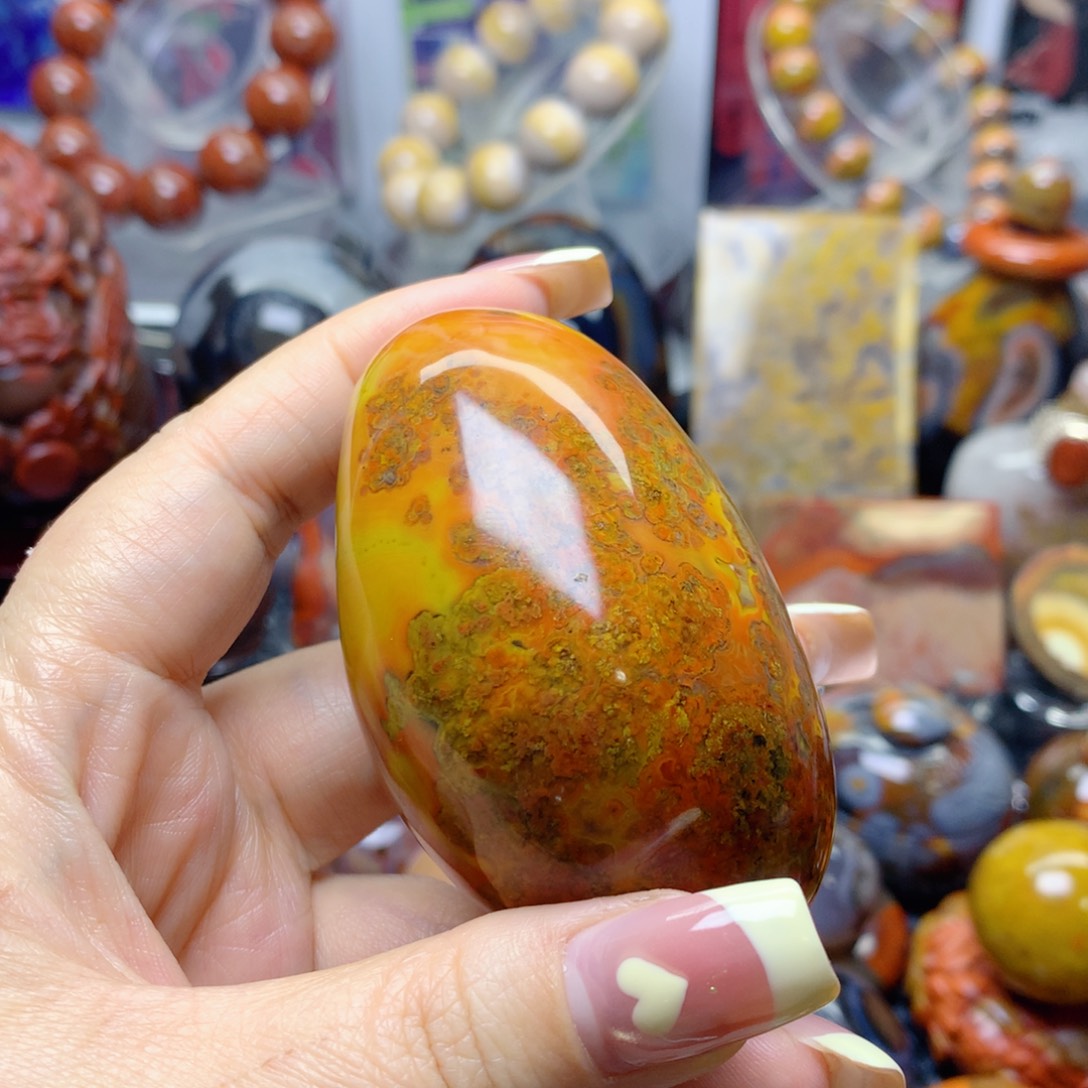 大***痕玛瑙/玉髓未镶嵌玛瑙