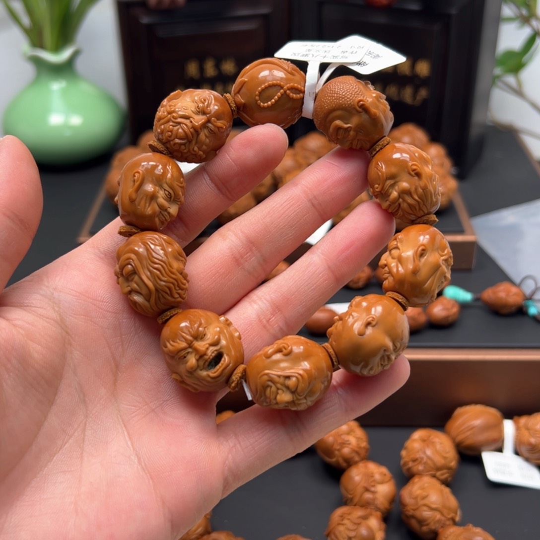 橄榄核手串/手链十八罗汉