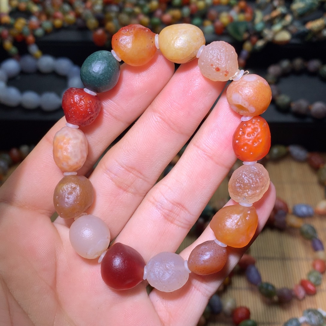 玛瑙/玉髓未镶嵌阿拉善戈壁玛瑙