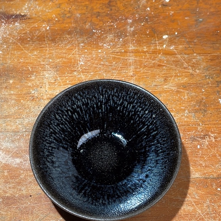 茶盏龙窑柴烧钵型撇口