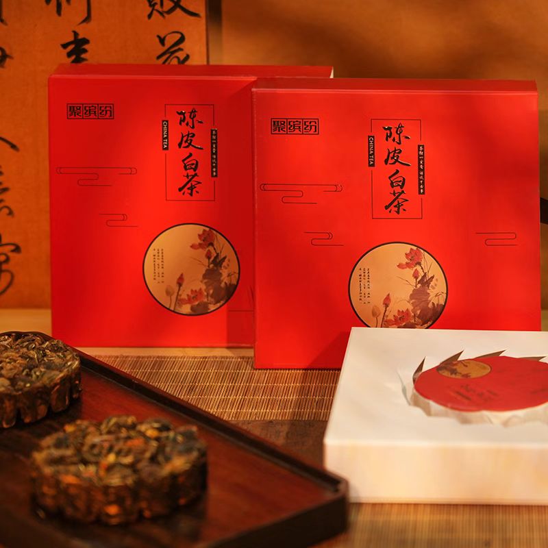 闷泡煮晒白金2018年福鼎老白茶陈皮白茶老寿眉紧压品质好茶醇厚