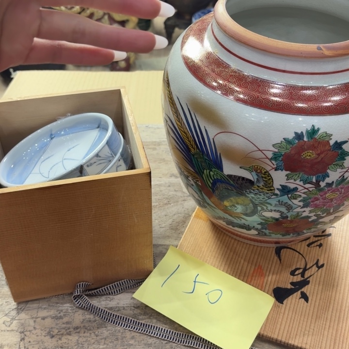 陶瓷古美术置物摆件