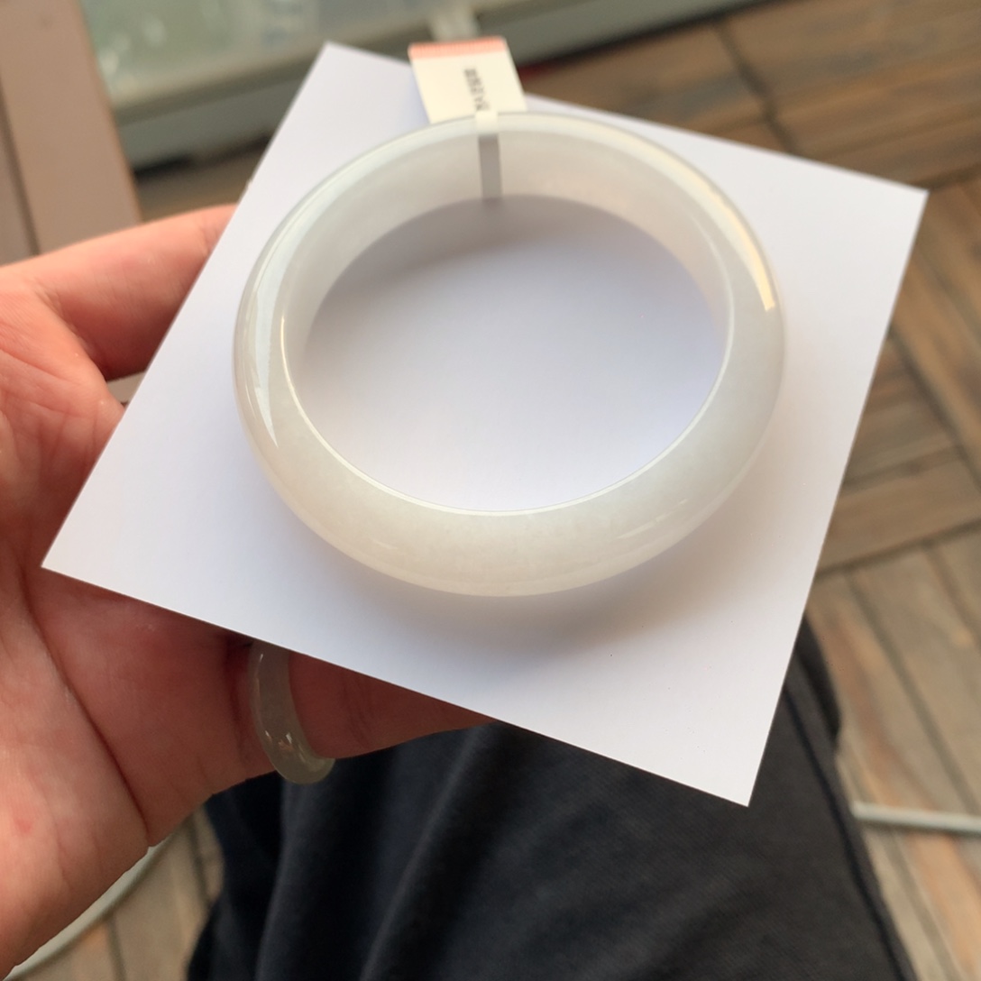 翡翠未镶嵌手镯89号57.8