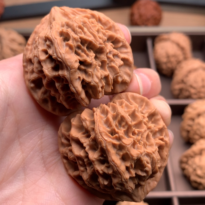 【闪购商品】文玩核桃把件秦岭野生核桃