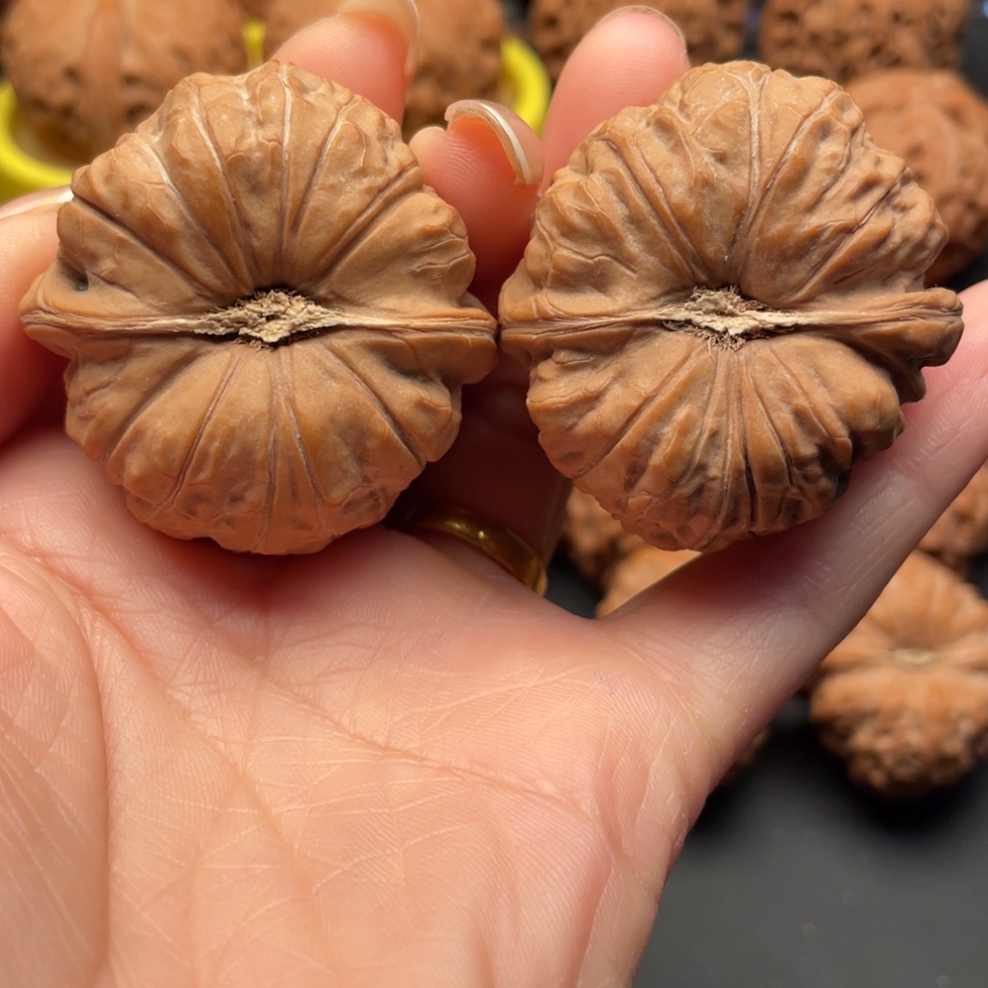 好***见文玩核桃把件南瓜墩42