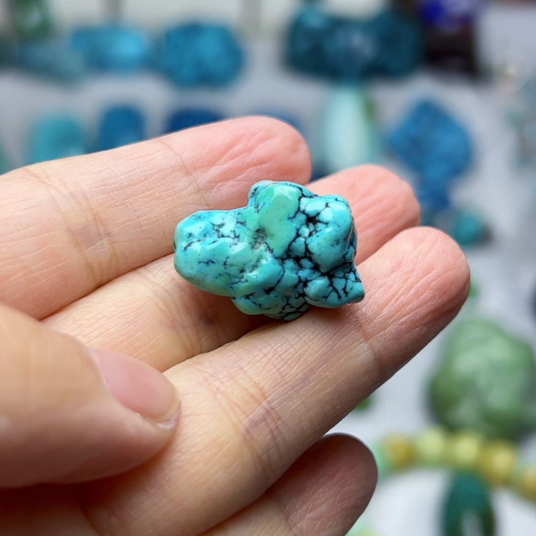 绿松石珠宝奇石未镶嵌