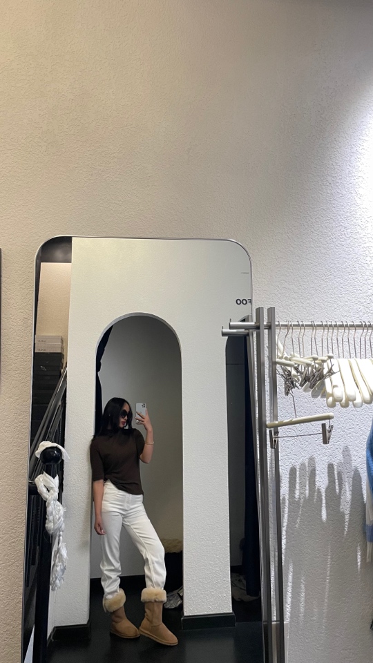 S服饰直筒牛仔棉