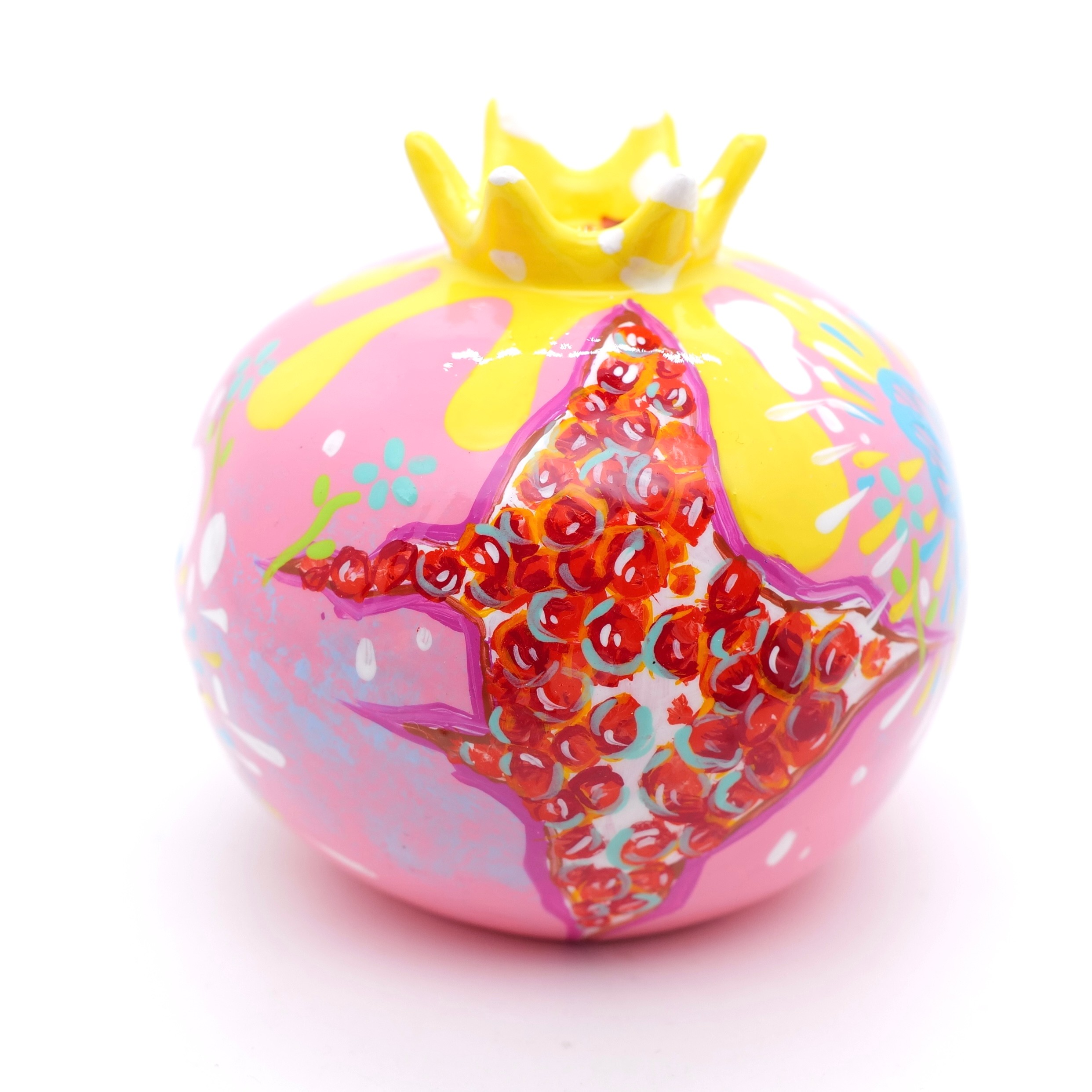 PM 王甜心工作室《石榴》石膏作品，仅一件（非王甜心本人绘画）