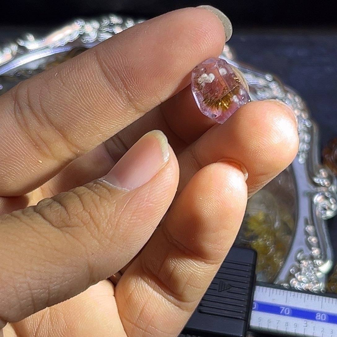 未镶嵌水晶颈饰紫钛