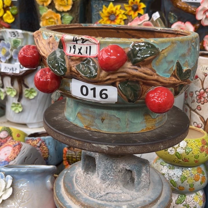 紫砂花盆粗陶材质多肉花盆