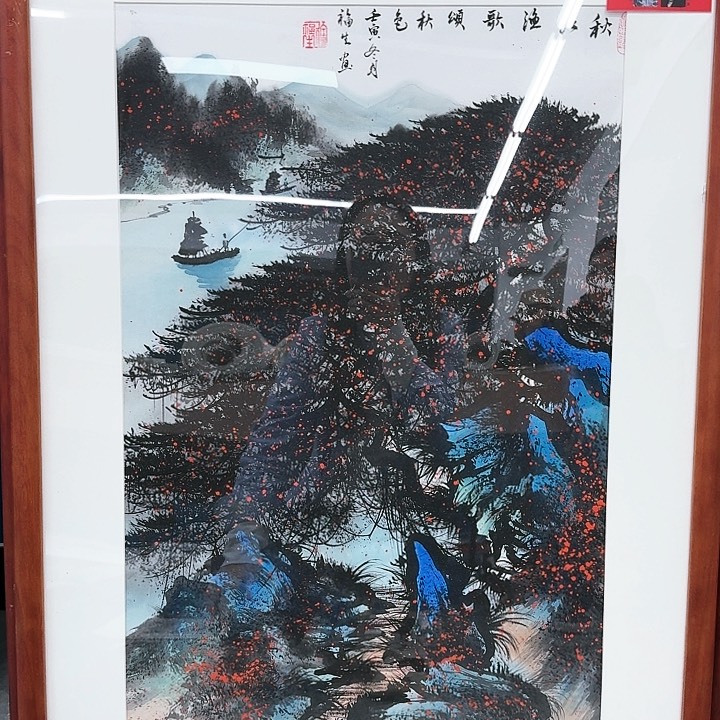 国画书法作品多次参加
