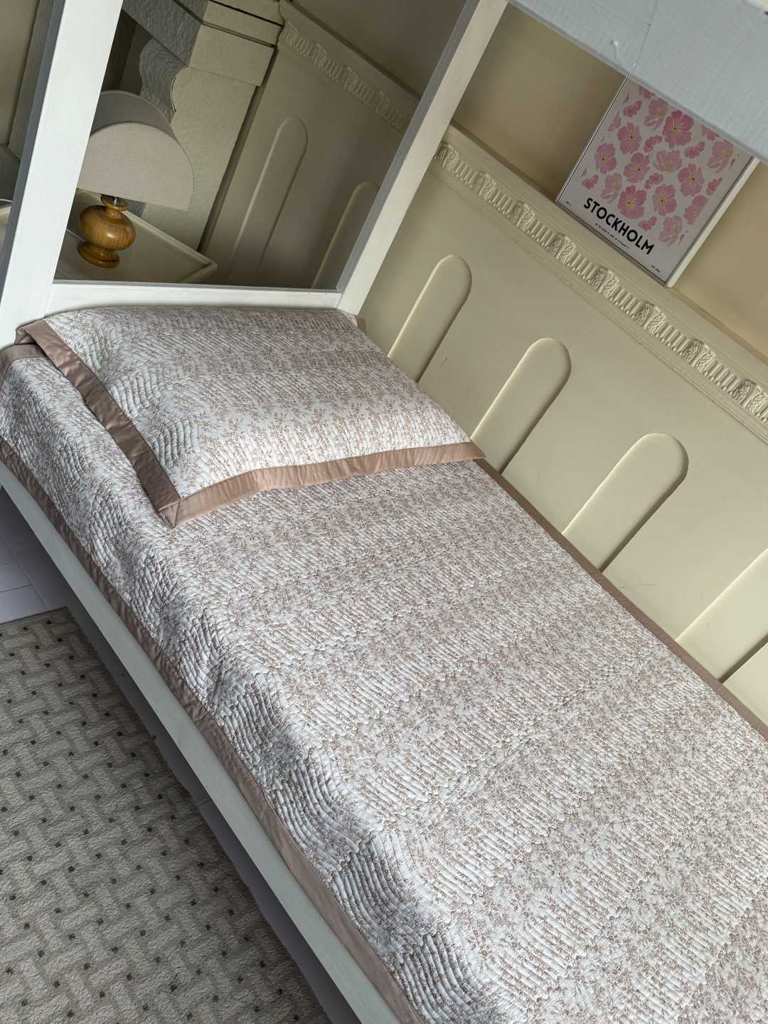 【梦境】小尺寸双面莫代尔床盖两件套学生宿舍可机洗软垫子透气亲肤