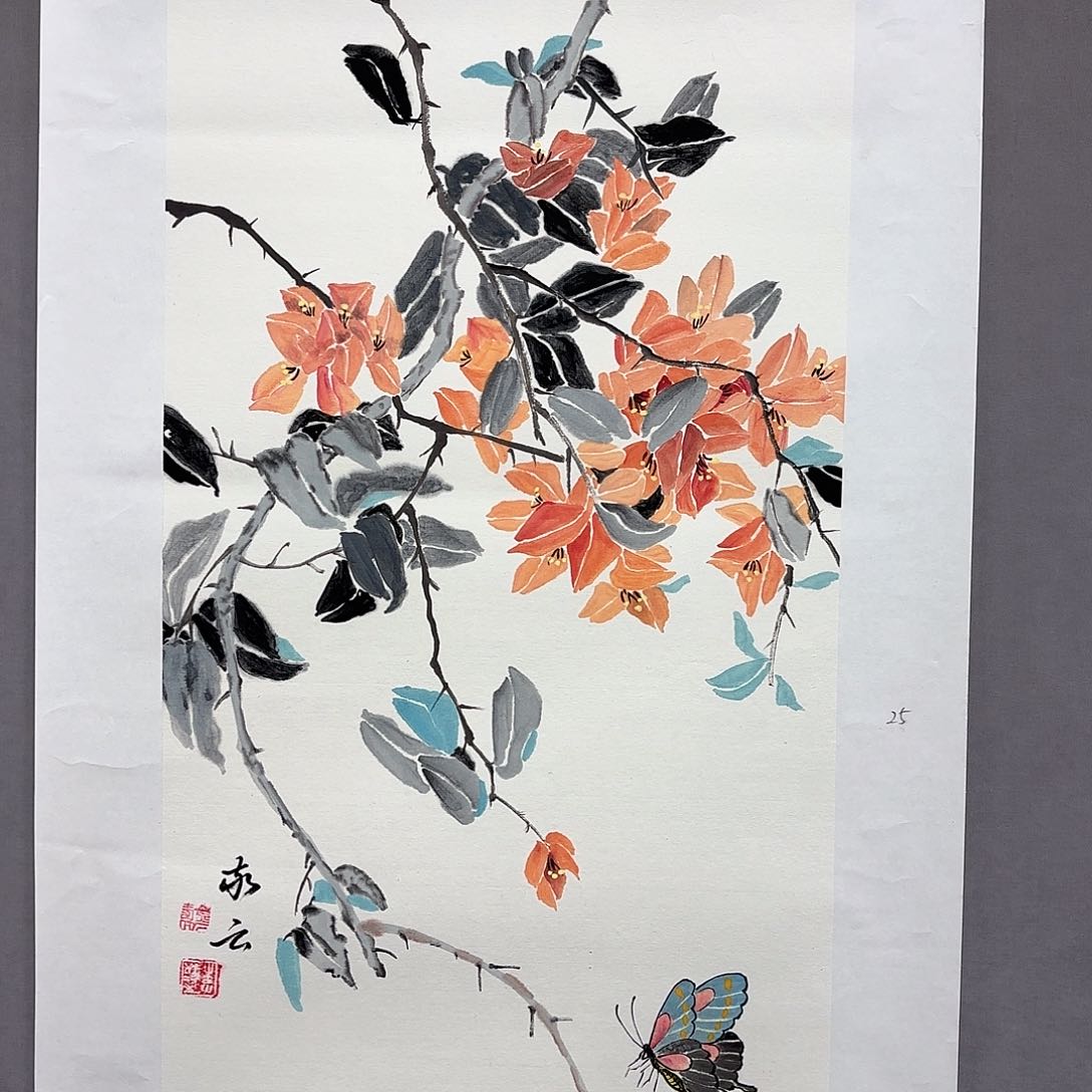 国画国画纯手绘作品请放心去藏