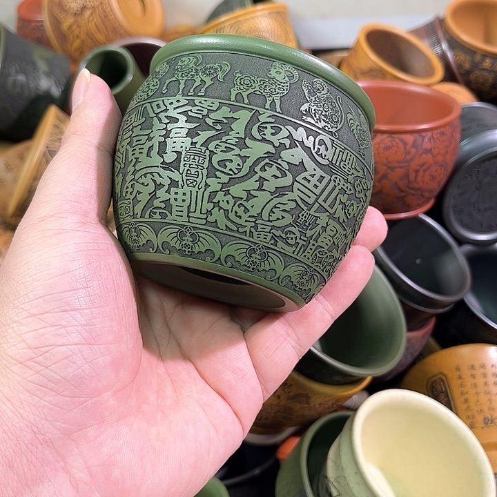 茶杯紫砂全手工紫砂主人杯