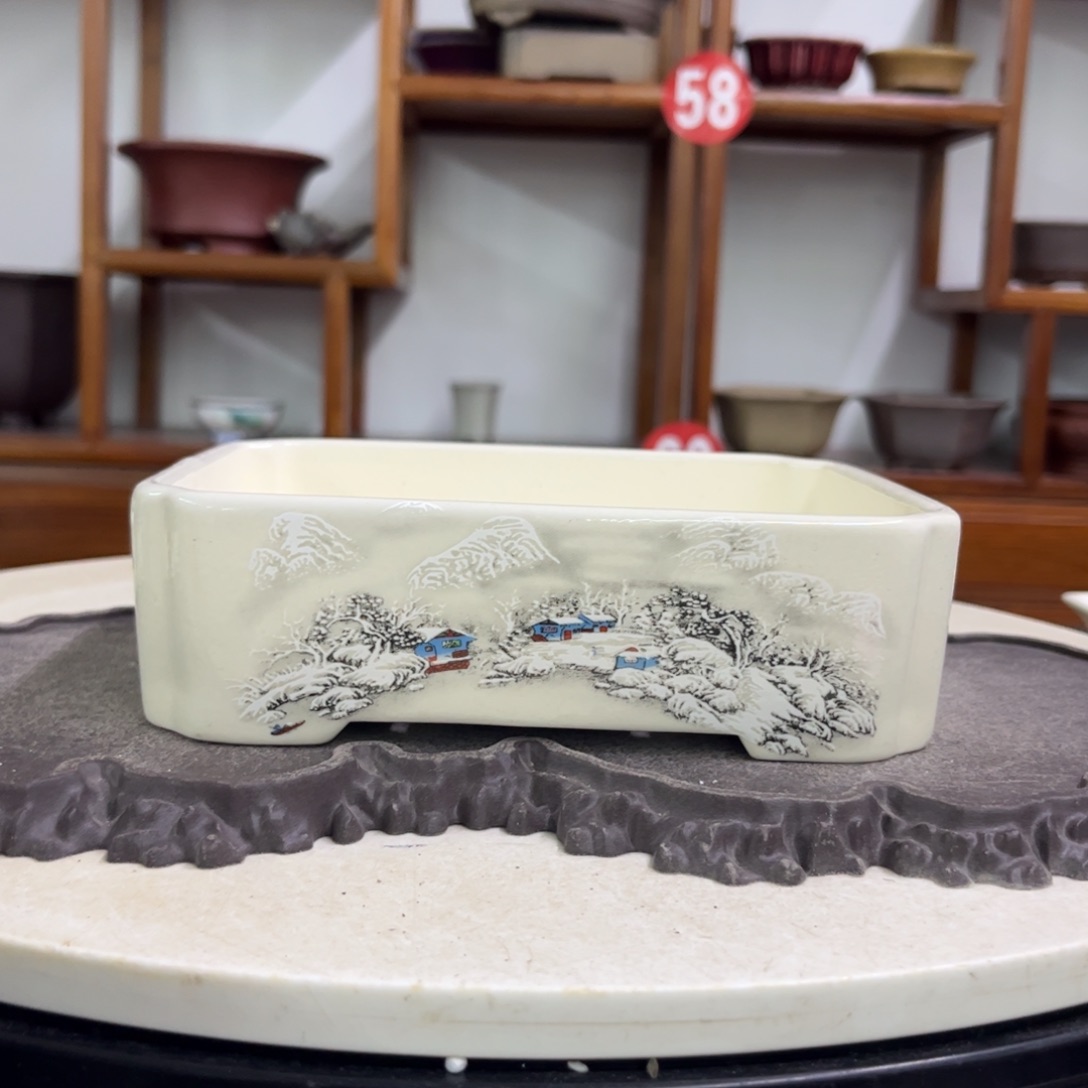 紫砂花盆瑕疵5-18-15。。。