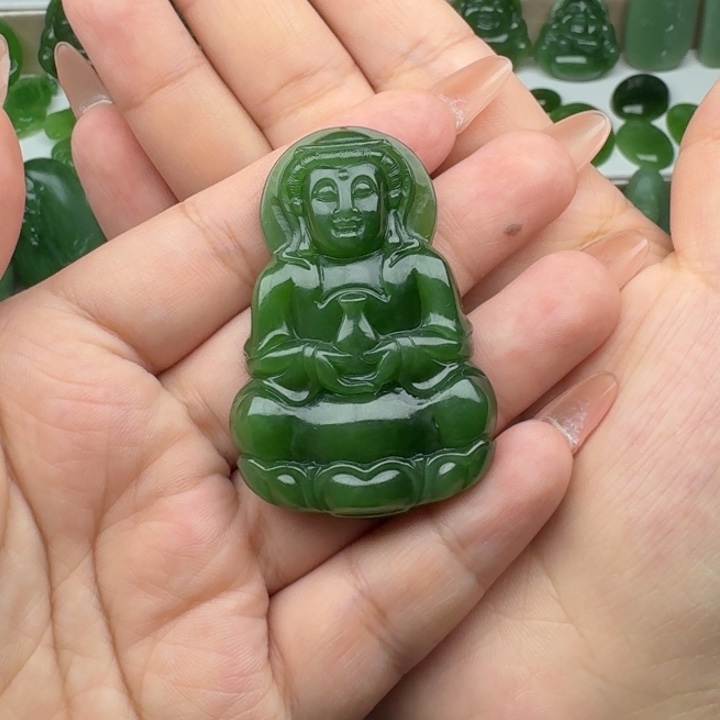 和田玉（碧玉）未镶嵌颈饰