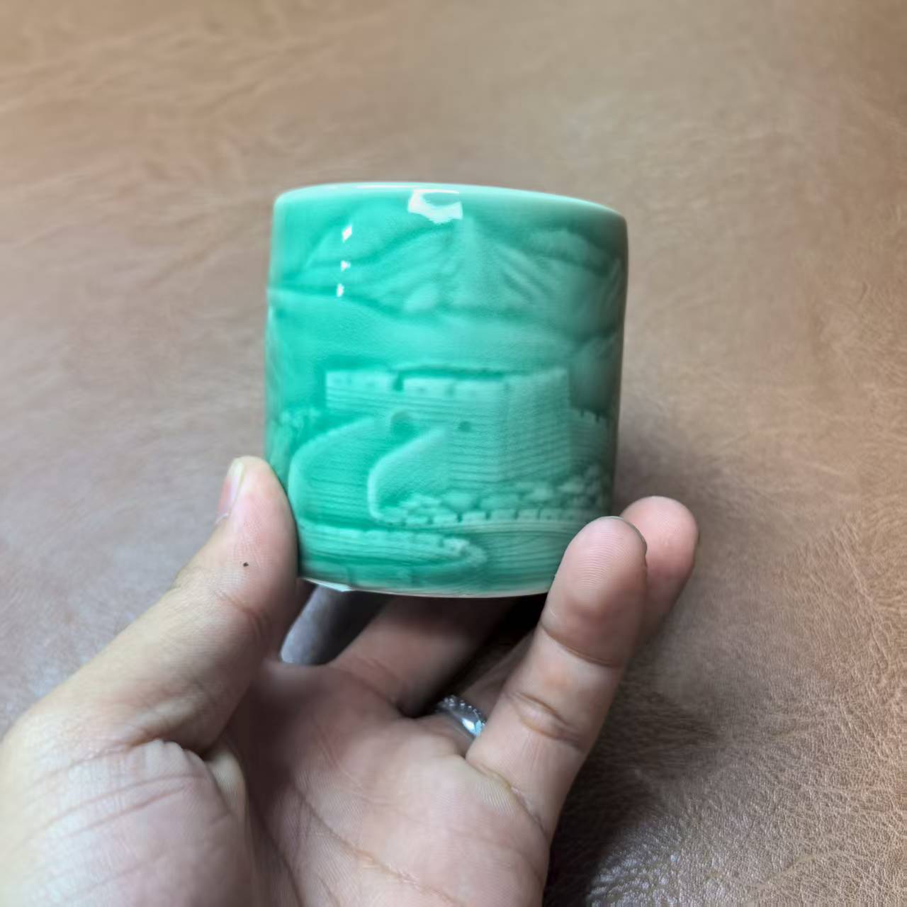 4008祥云万里长城扳指杯TCB0001I