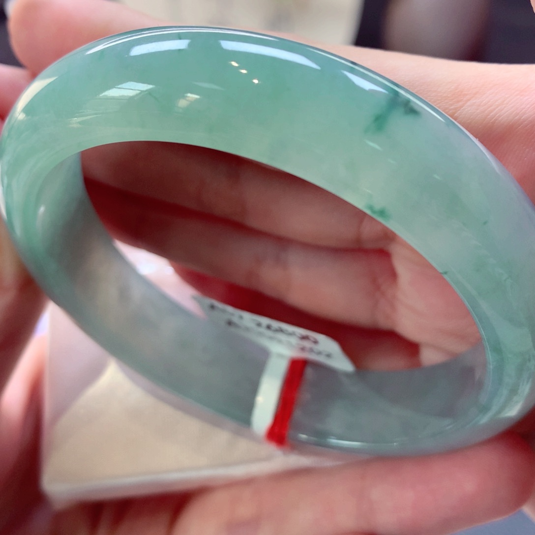 翡翠手镯未镶嵌正圈33（45号）