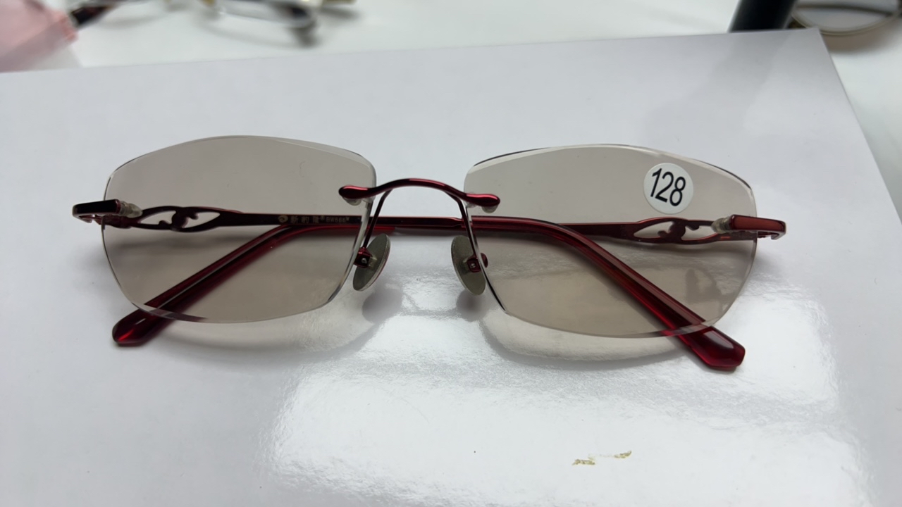 女款冰糖色石头眼镜