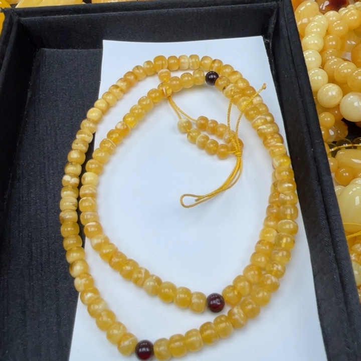 裸石蜜蜡未镶嵌蜜蜡7➕佛珠