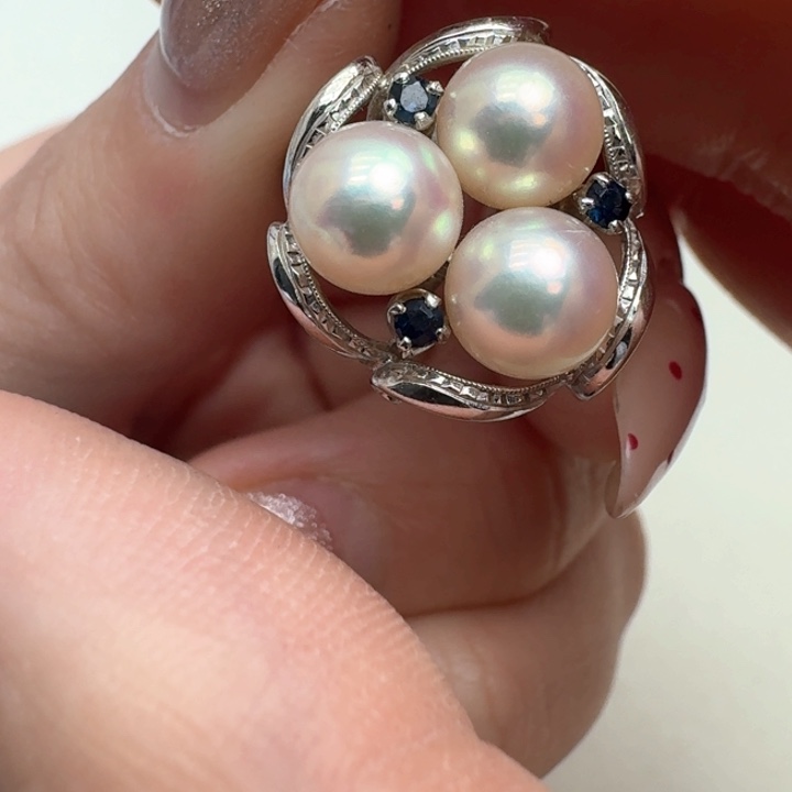 海水珍珠戒指未镶嵌