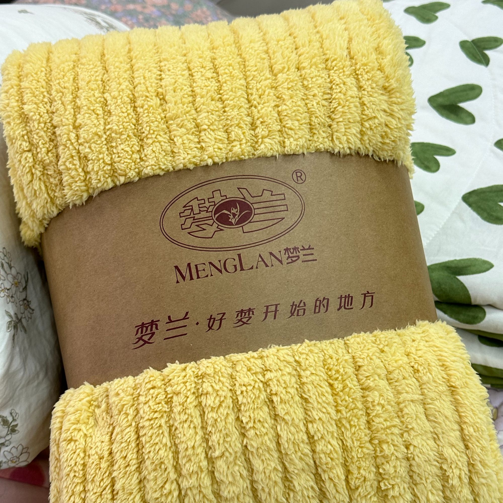 【黄色条纹】不挑花型毛毯 立体提花塔芙绒毛毯nov26th