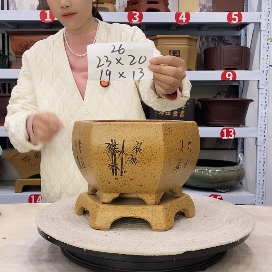 紫砂花盆紫砂花盆