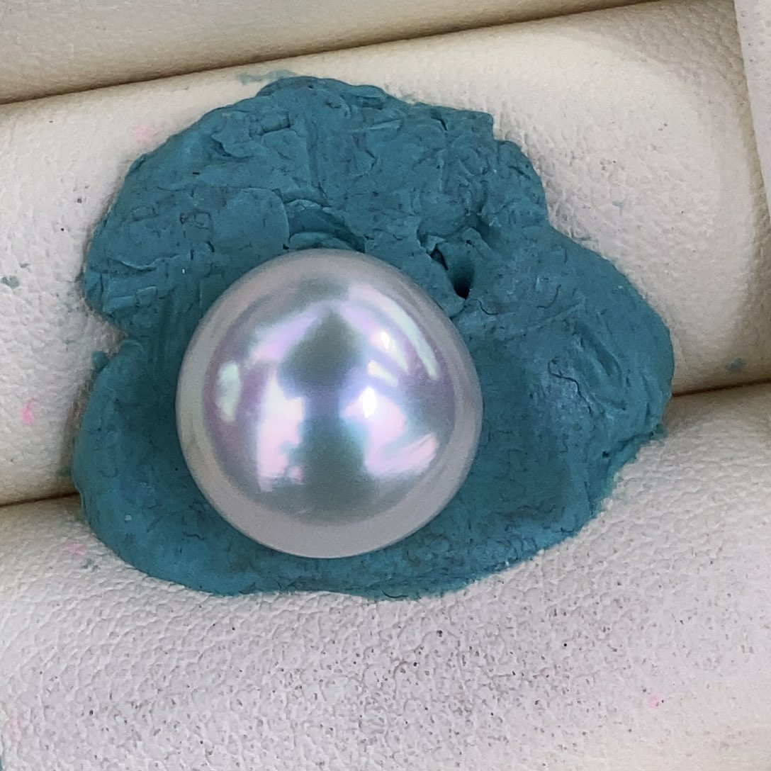 未镶嵌海水珍珠13.5特价宝石光澳白裸珠